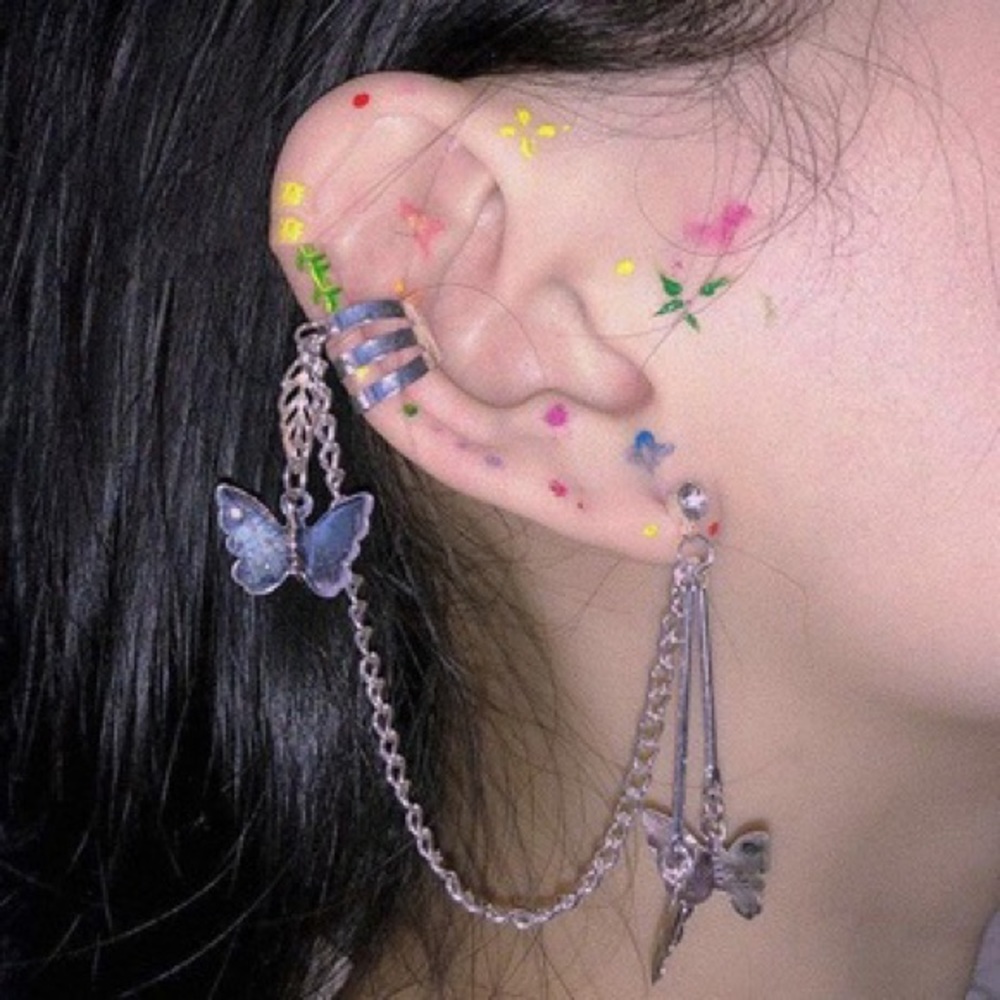 butterfly cuff earring